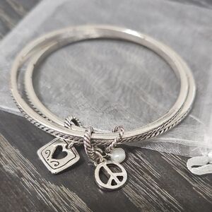 Brighton Peace Love Bracelet Set